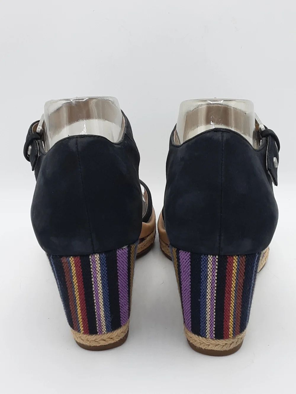 UGG Australia Striped Wedge Sandal.